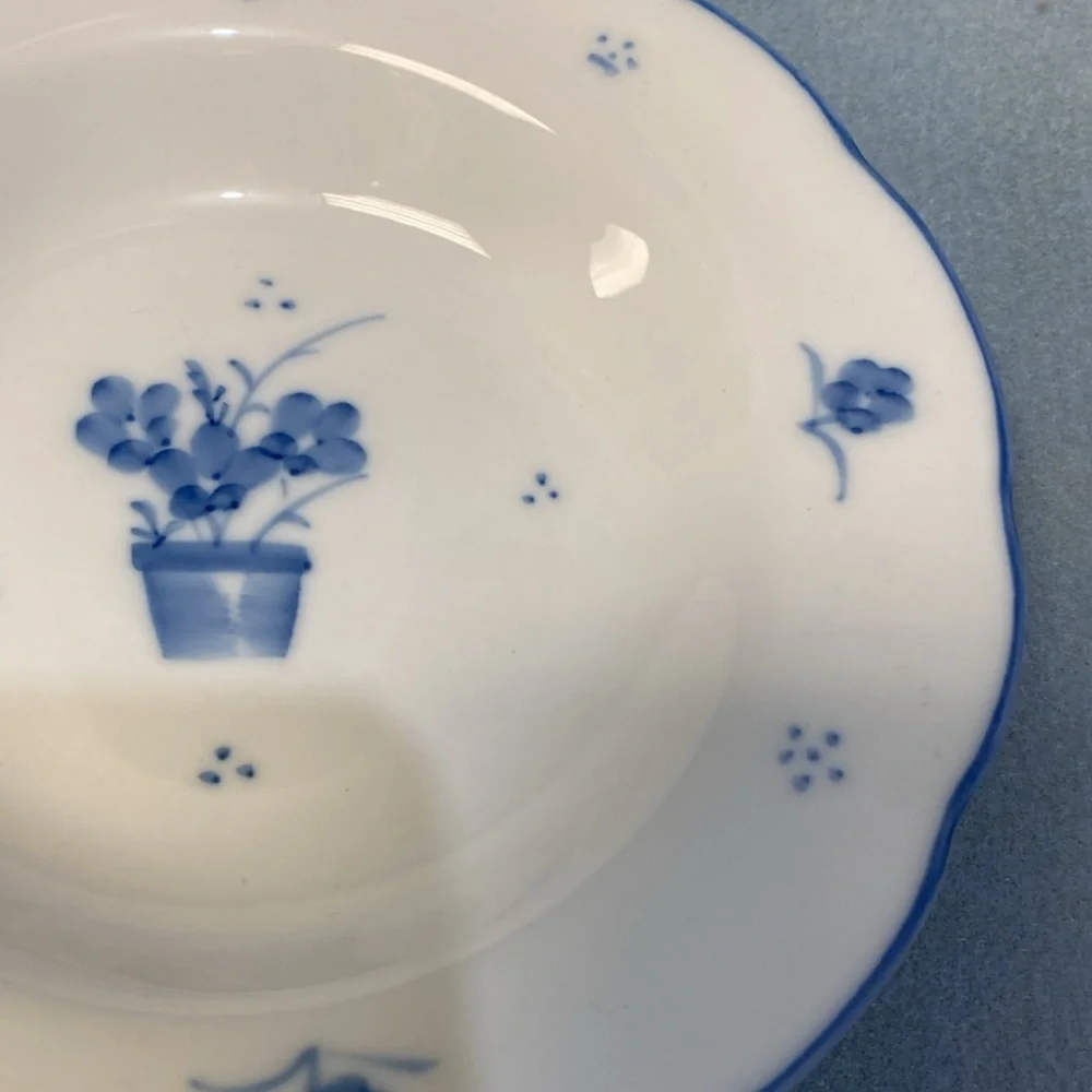STEELE HAND PAINTED PORCELAIN DE CHINE SOUP BOWL